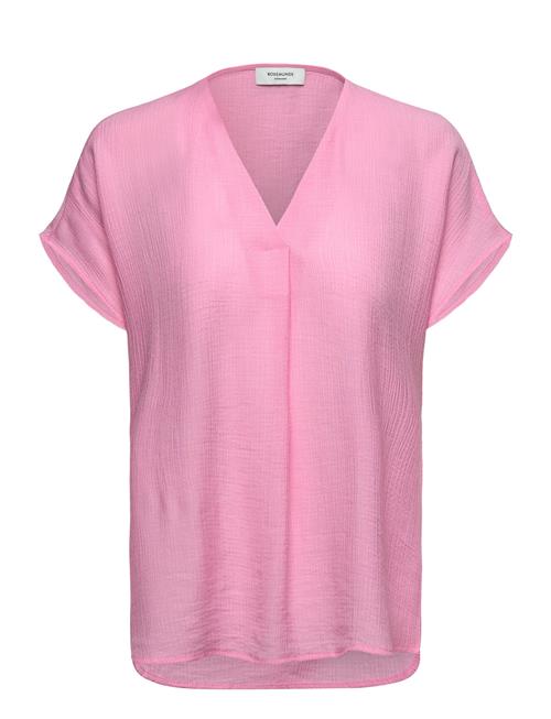 Rwroa Sl Regular Blouse Rosemunde Pink