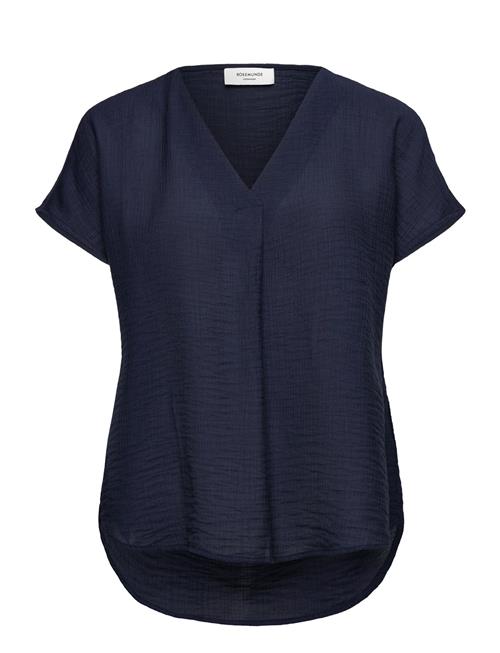 Rwroa Sl Regular Blouse Rosemunde Navy