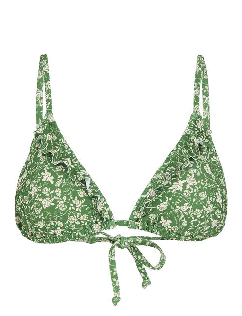 Fleurie Bella Frill Bikini Top Becksöndergaard Green