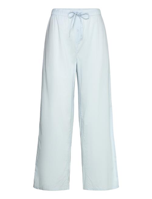 Se Core Sleep Poplin Pants Organic Basics Blue ved Booztlet