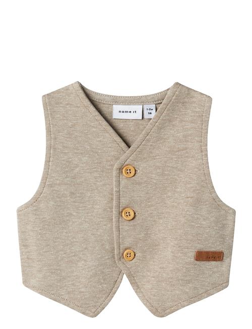 Nbmfollow Waist Coat Name It Beige