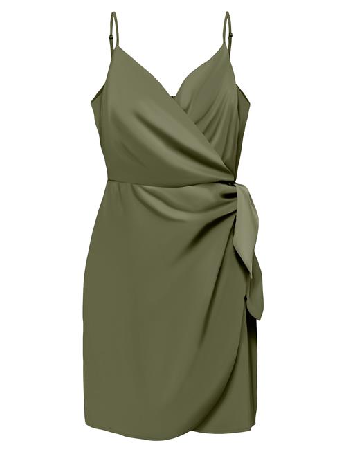 Onlalma Life Vis Isa Wrap Dress Solid ONLY Khaki