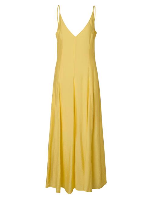 Slfjosella Tiered Ankle Strap Dress Selected Femme Yellow