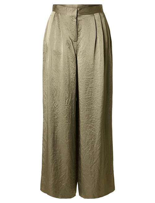 Slfselene Hw Wide Pant B Selected Green