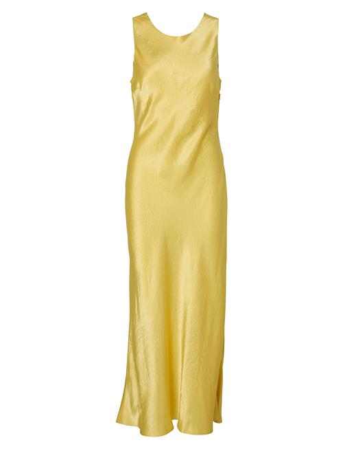 Slfselene Sl Cowl Back Midi Dress B Selected Femme Yellow