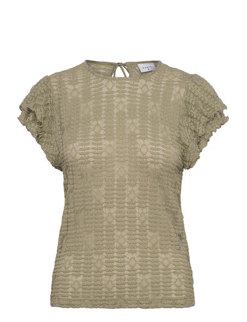 Dante6-Marlowé Lace Volant Top Dante6 Green