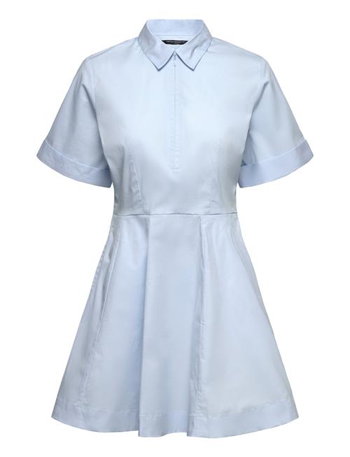 Isabelle Poplin Mini Shirt Drs French Connection Blue