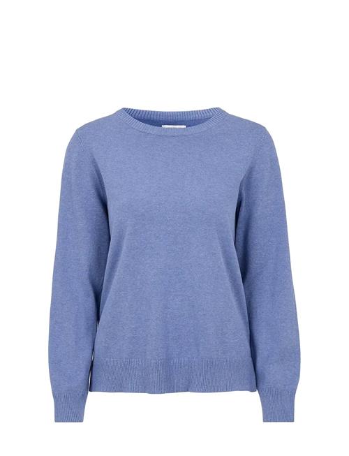 Holly Cotton Sweater Newhouse Blue