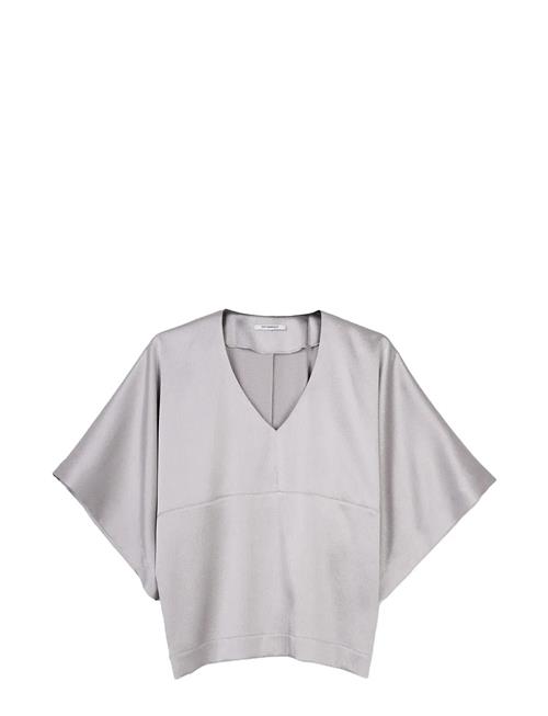 Se Short Sleeve Blouse, Paruta Ivo Nikkolo Grey ved Booztlet