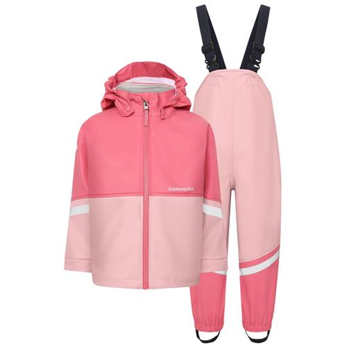 Didriksons Waterman Kids 11 Regnsæt Soft Pink 90 cm  Lyserød  90 cm  Unisex