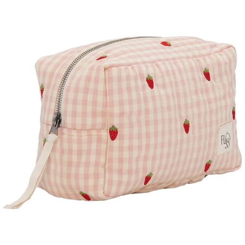 Flöss Dolly Lille Toilettaske Pink Berry Gingham One Size      kvinde