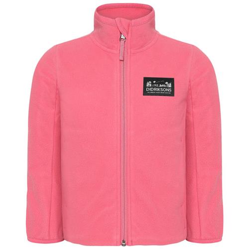 Didriksons Muskot Kids Fleece-jakke Dusty Azalea 120 cm  Lyserød  120 cm  Unisex
