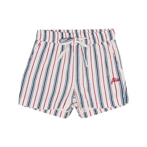 Se Flöss Miles Shorts Red Blue Stripes 80 cm  Blå  80 cm  mand ved Babyshop