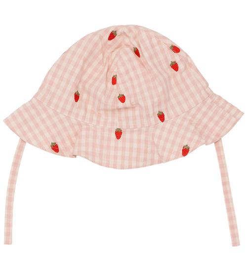 Flöss Solhat - Dolly - Pink Berry Gingham