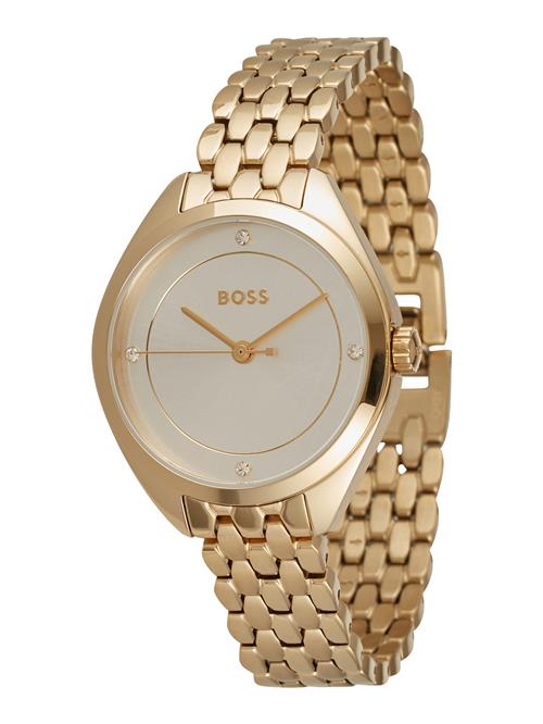 BOSS Analogt ur 'Mae'  beige / guld