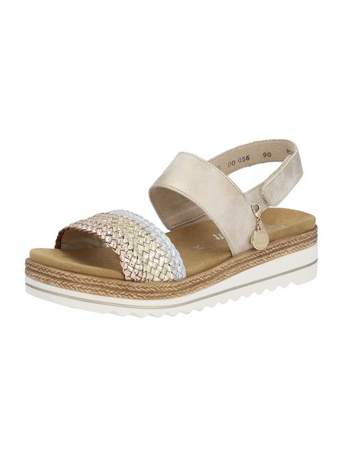REMONTE Sandaler  beige / sølv / offwhite