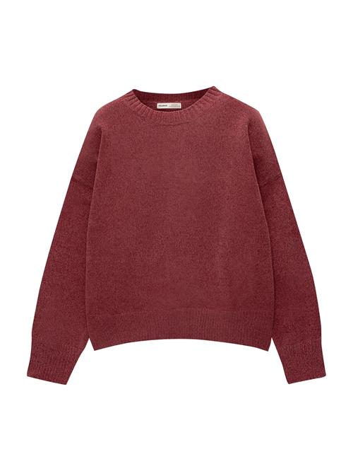 Se Pull&Bear Pullover  mørkerød ved About You