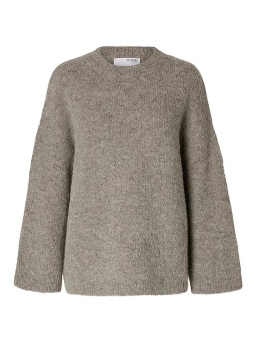 Se SELECTED FEMME Pullover 'SLFGabella'  taupe ved About You