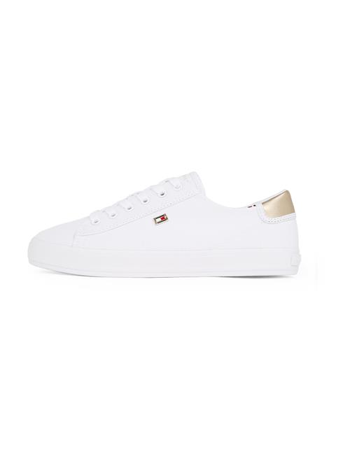 TOMMY HILFIGER Sneaker low  guld / hvid