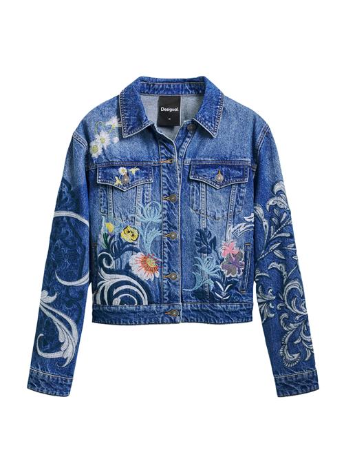 Desigual Overgangsjakke  blue denim / gul / orange / hvid