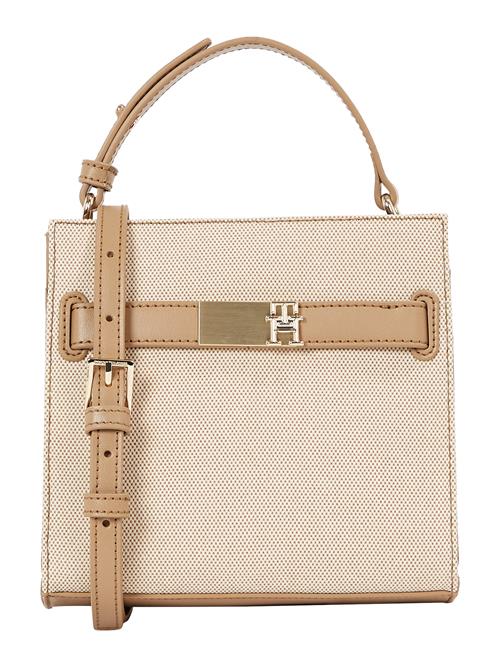 TOMMY HILFIGER Håndtaske 'HERITAGE'  ecru / khaki