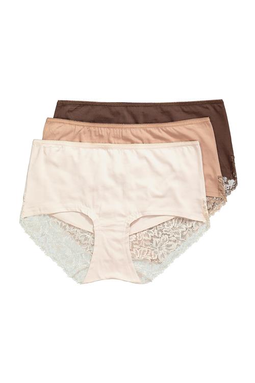 Ulla Popken Panty  beige / lysebeige / mørkebrun