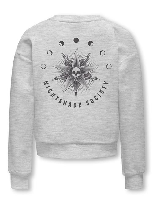 Se KIDS ONLY Sweatshirt 'KOGNevermore'  grå ved About You