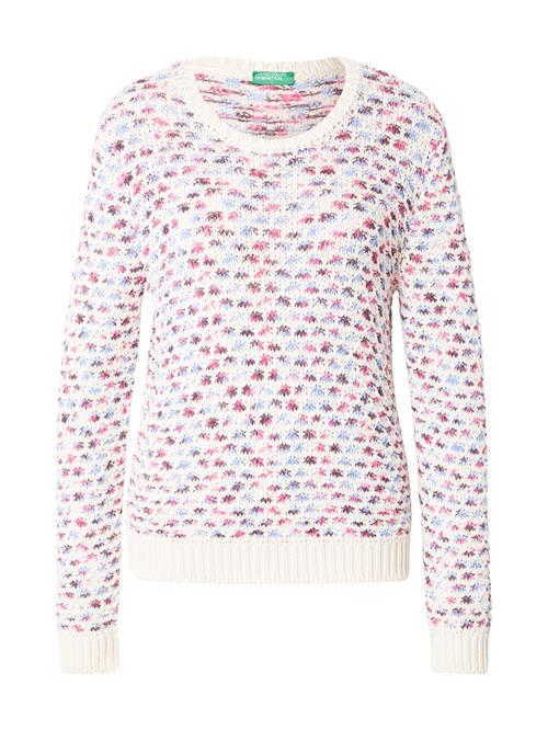 UNITED COLORS OF BENETTON Pullover  lyseblå / mørkelilla / pink / hvid