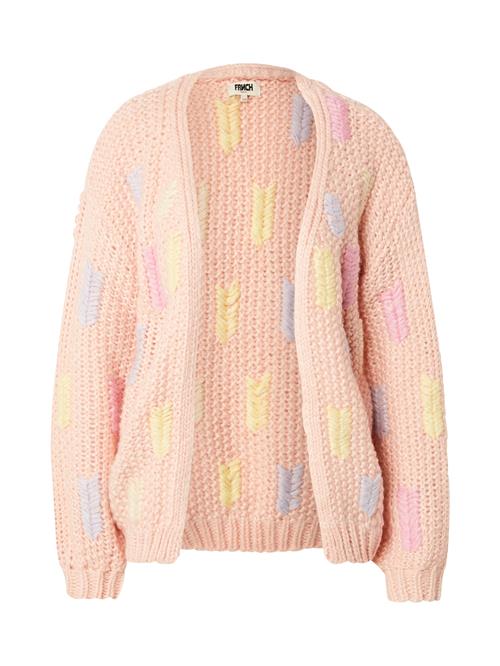 FRNCH PARIS Cardigan  gul / lilla / pink / pudder