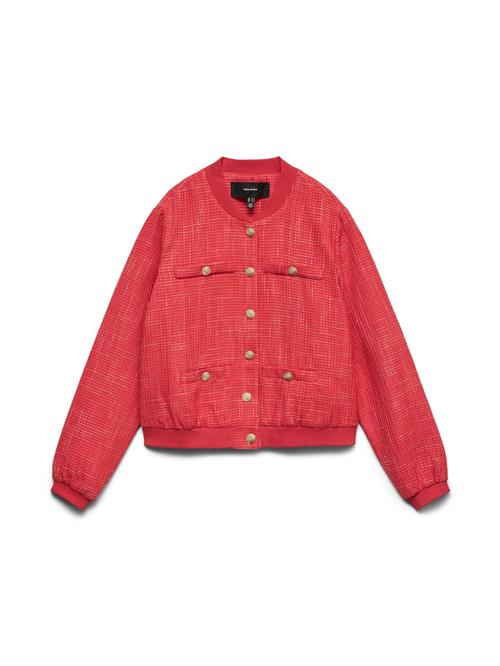 Se VERO MODA Overgangsjakke 'VMClaire'  rød ved About You
