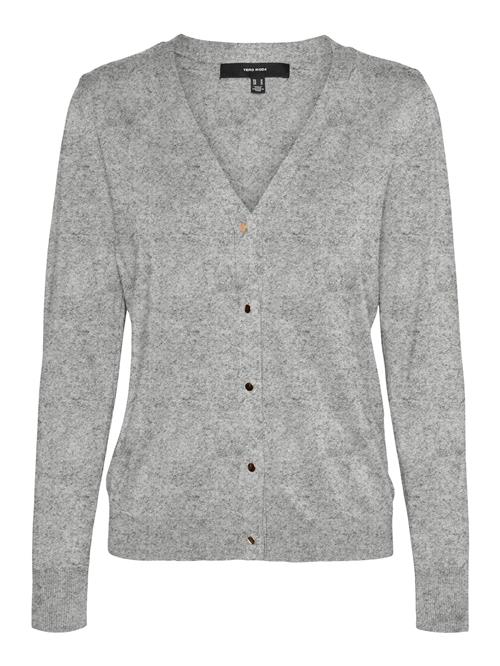 VERO MODA Cardigan 'SILJE'  grå / lysegrå / grå-meleret