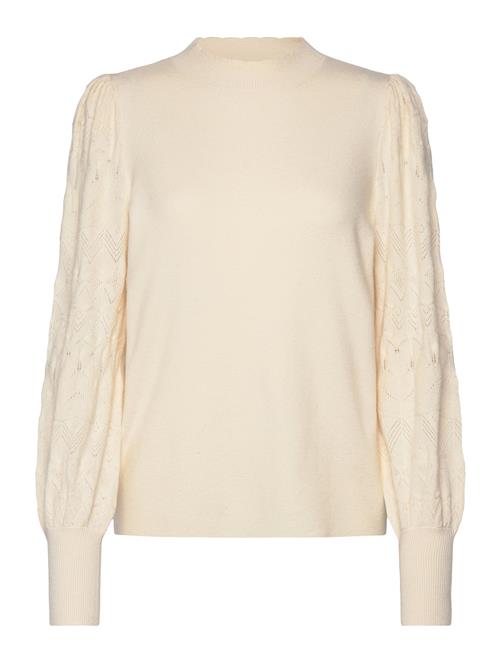 Se Vmmlim Ls Highneck Pullover Ga Vero Moda Maternity Cream ved Booztlet