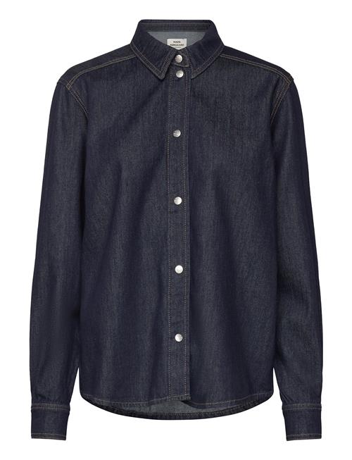 Cosy Denim Crane Shirt Mads Nørgaard Black