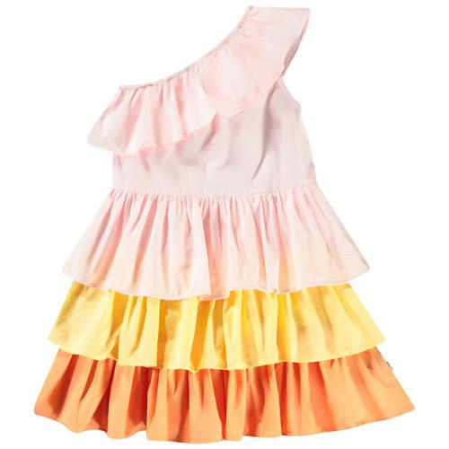 Molo Cora Short-Sleeved Dress Charlotte Pink 98/104 cm  Lyserød  98/104 cm  kvinde