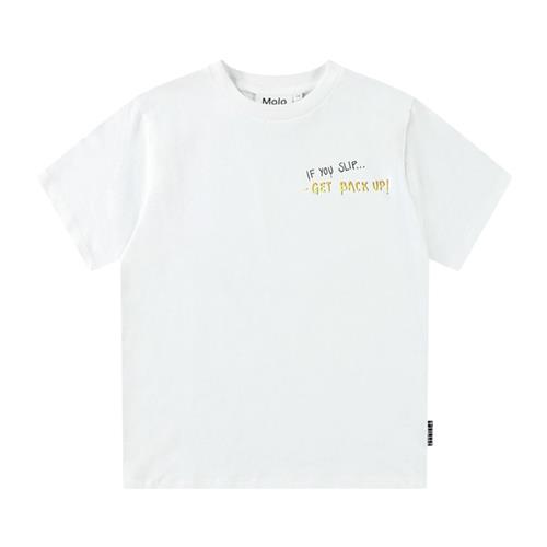 Molo Rodney Short Sleeve T-Shirt If You Slip... 122 cm  Hvid  122 cm  mand
