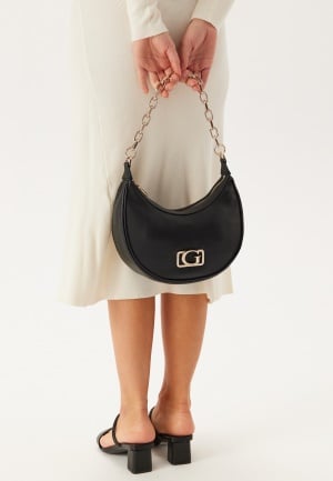 Se Guess Circe Hobo Shoulder Bag Black Onesize ved Bubbleroom