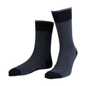 Amanda Christensen Strømper True Stripe Ankle Sock Marineblå Str 47/50