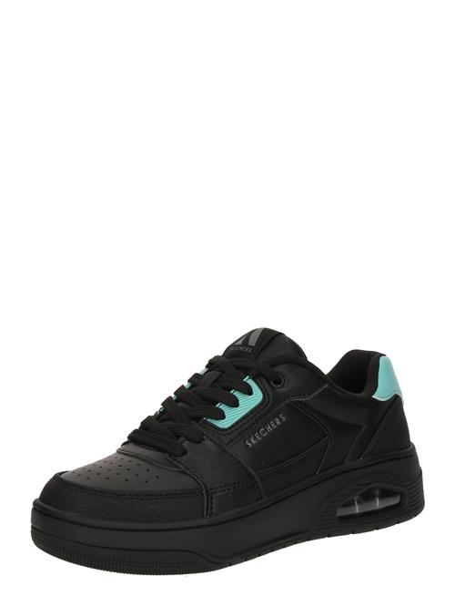 Se SKECHERS Sneaker low 'UNO COURT'  neonblå / sort ved About You