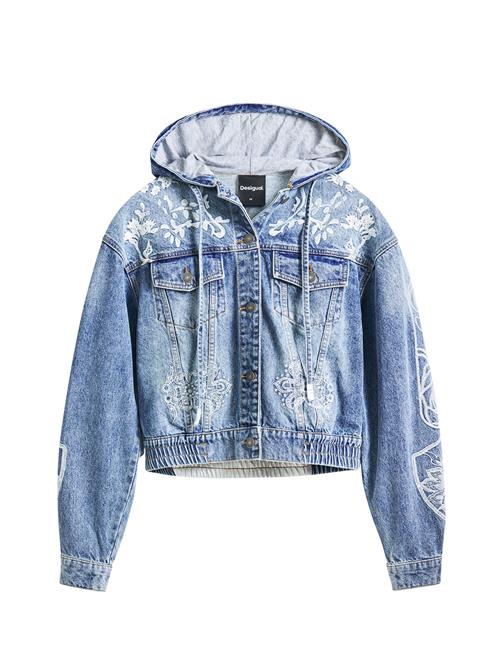 Desigual Overgangsjakke  blue denim / hvid