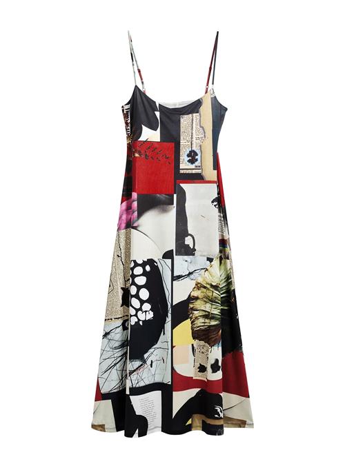 Desigual Sommerkjole  beige / gul / rød / sort