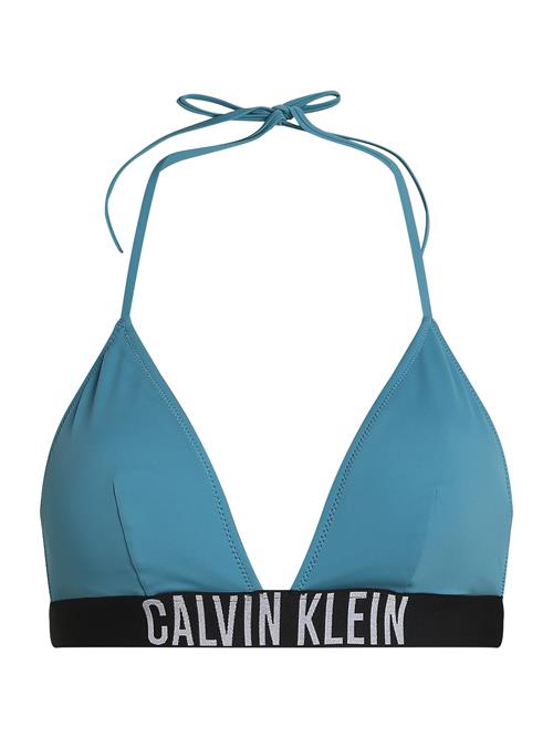 Se Calvin Klein Swimwear Bikinioverdel  blå / sort / hvid ved About You