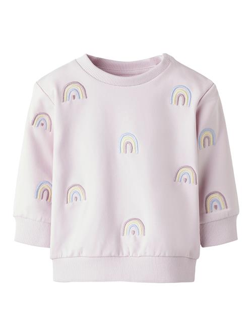 NAME IT Sweatshirt 'NBFFantasy'  lyseblå / gul / lilla / lyserød