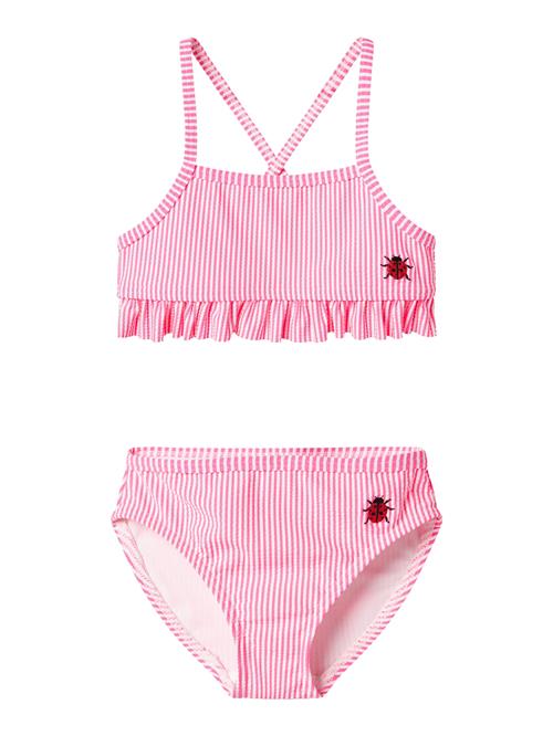 NAME IT Bikini 'Zammer'  lys pink / rød / sort / hvid