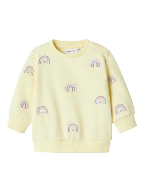 NAME IT Sweatshirt 'NBFFANTASY'  lyseblå / pastelgul / lysviolet / pastellilla