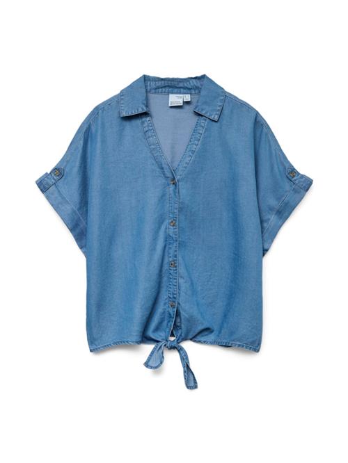 Se VERO MODA Bluse 'FLEUR'  blue denim ved About You