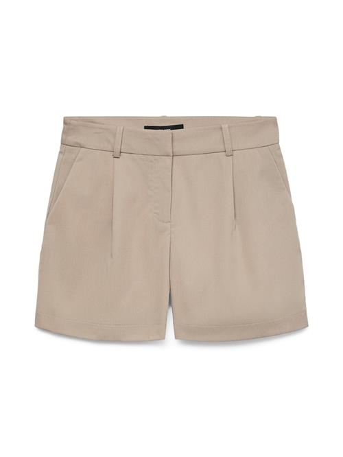 VERO MODA Bukser med lægfolder 'VMNILA'  taupe