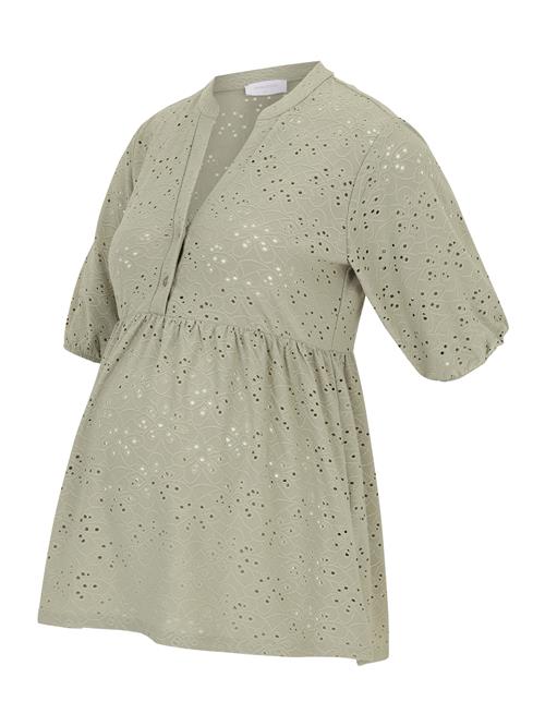 MAMALICIOUS Bluse 'MLANNALINE LIA'  pastelgrøn