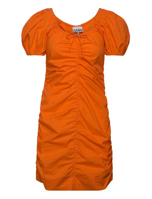 Cotton Poplin Ganni Orange