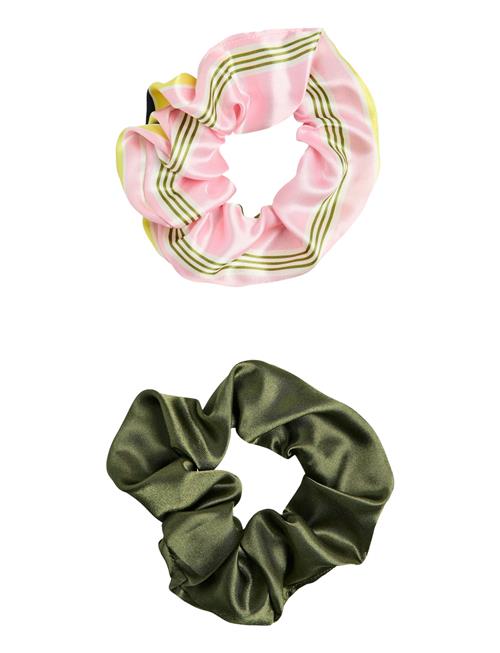 Se Pclaila 2-Pack Scrunchie Pieces Patterned ved Booztlet