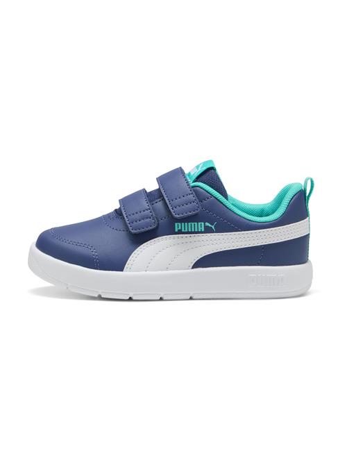 PUMA Sneakers 'Courtflex V3'  turkis / mørkeblå / hvid